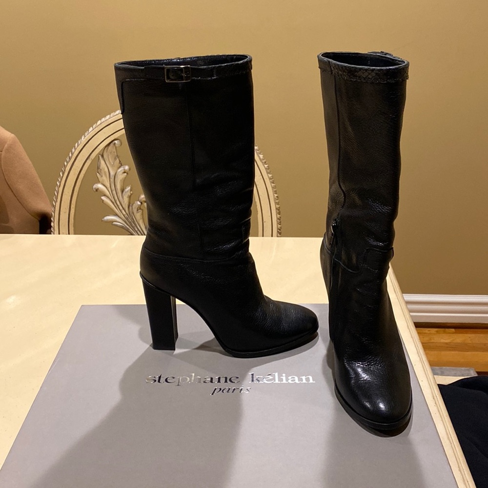 Stephane kelian black boots size 37.5